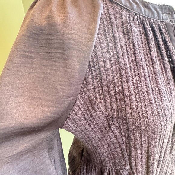 Meadow Rue Anthropologie Plum Blouse Shirt - Picture 4 of 8